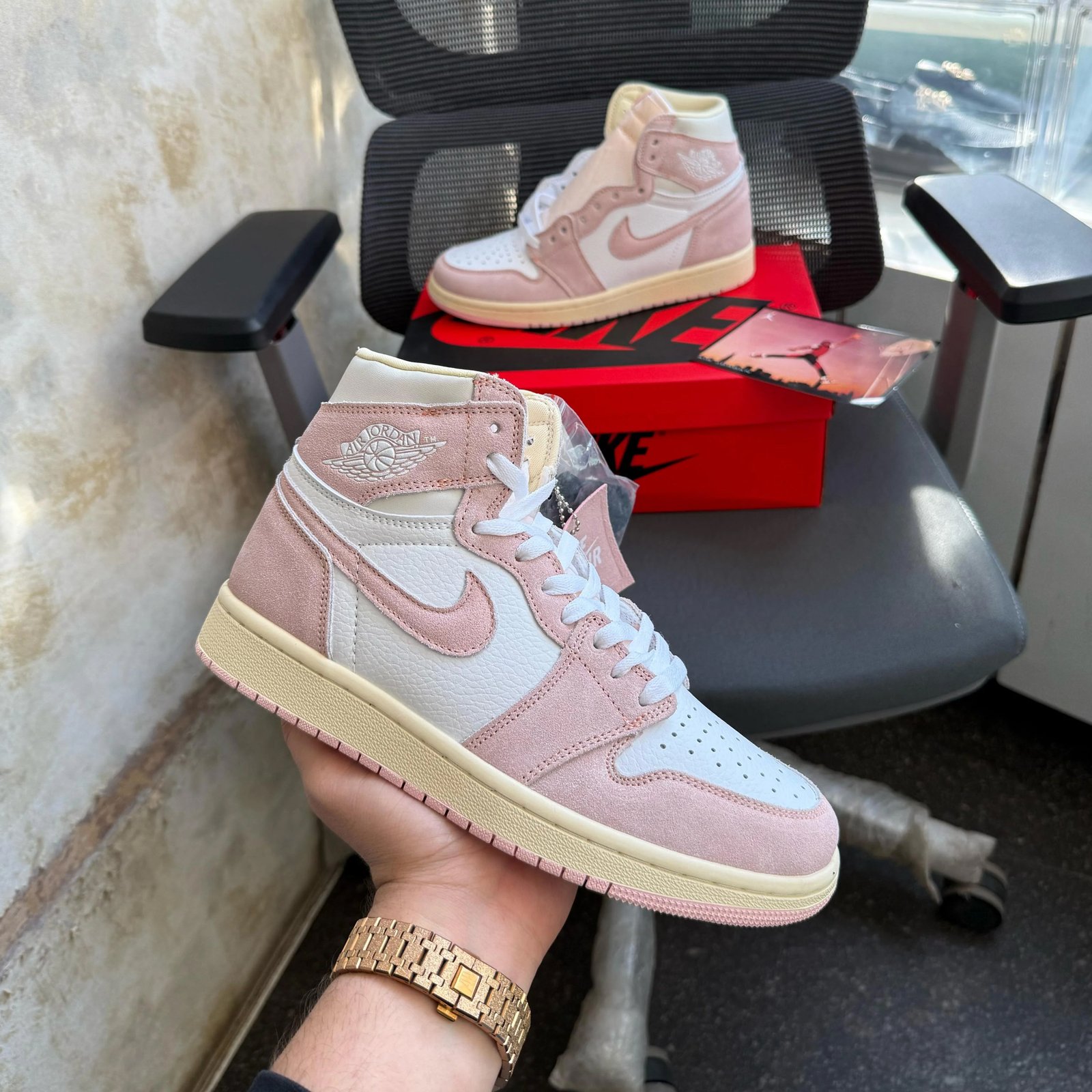 Nike Air jordan 1 High Washed Pink