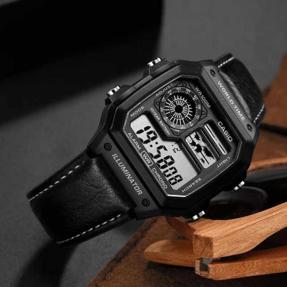 HOME | KOSMICKS | ONLINE BRAND STORE | 2026 58 Casio AE-1200 illuminator - J1228 | Durable LED-Lit Digital Watch