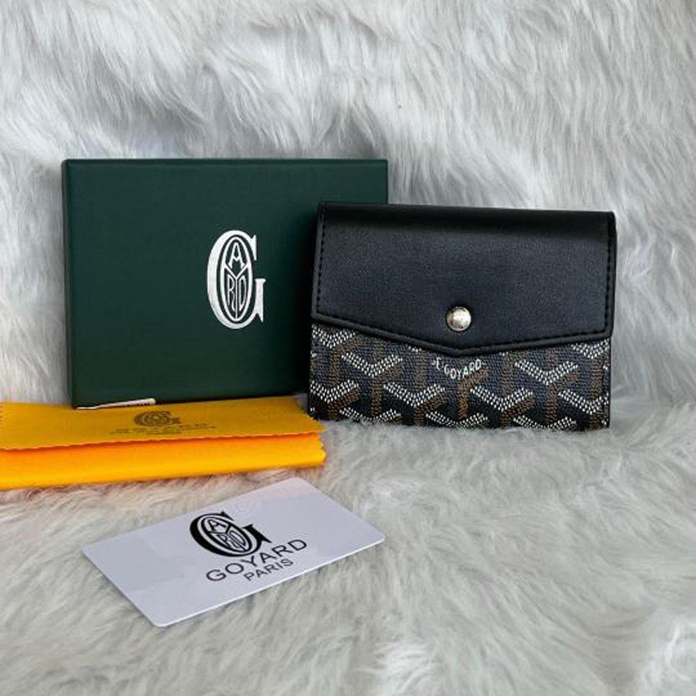 4 Goyard Gabriel Wallet Black