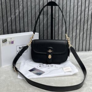 7 Coach Turnlock Hadley Black Shoulder Crossbody Bag With OriginalBox