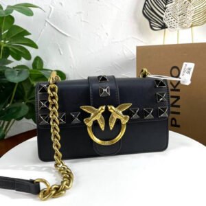 13 Pinko Love Studded Crossbody Bag