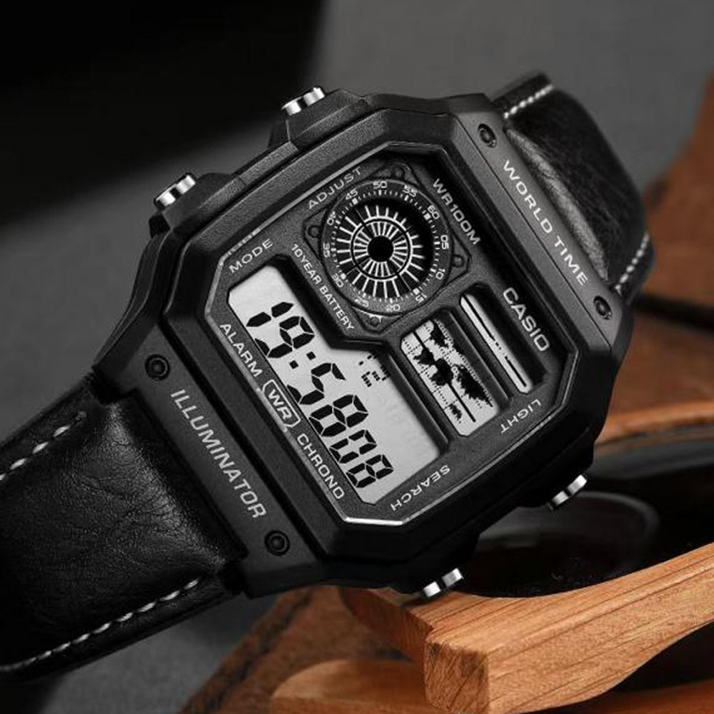 HOME | KOSMICKS | ONLINE BRAND STORE | 2026 59 Casio AE-1200 illuminator - J1228 | Durable LED-Lit Digital Watch