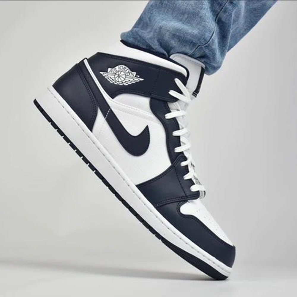 NIKE AIR JORDAN 1 MID OBSIDIAN