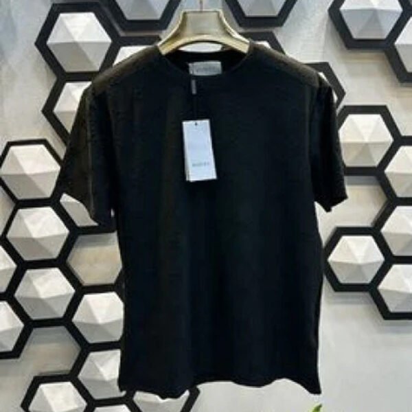 GC LOGO EMBOSSED PREMIUM BLACK TSHIRT